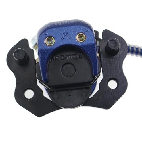 PRO BAT Rear Hydraulic Disc Brake Caliper Hand Brake Master Cylinder Caliper with Brake Pads Assembly for 50cc 70cc 90cc 110cc 125cc Taotao Buyang Coolster Baja Chinese Quad Bike ATV, Blue - Image 5
