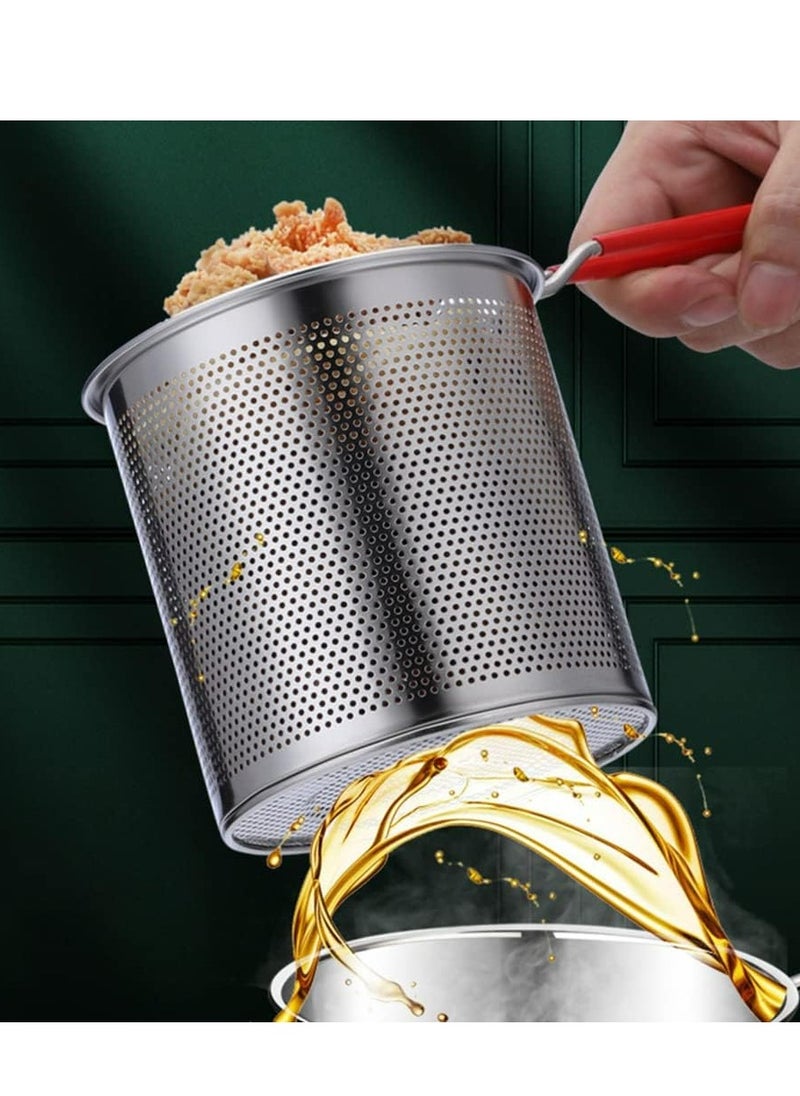 Oasisgalore Deep Fryer Stainless,Frying Pot with Strainer Basket  - Image 5