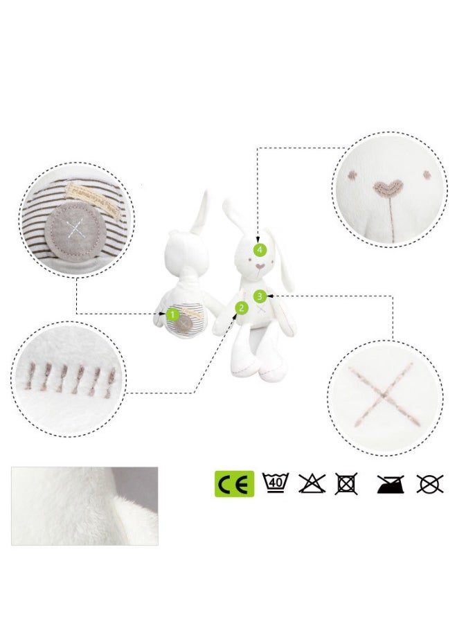 bbsky Soft Long Ears Rabbit Cute Soft Plush Toy For Kids Durable And Sturdy Lightweight  - Image 3