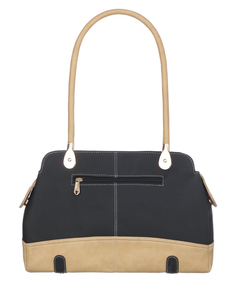 Fostelo Women's Davie Satchel Tote Handbag for Women | Ladies Purse | Stylish Shoulder Bag | Gift For Women | Black - Image 3
