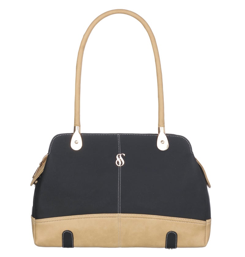 Fostelo Women's Davie Satchel Tote Handbag for Women | Ladies Purse | Stylish Shoulder Bag | Gift For Women | Black - Image 2