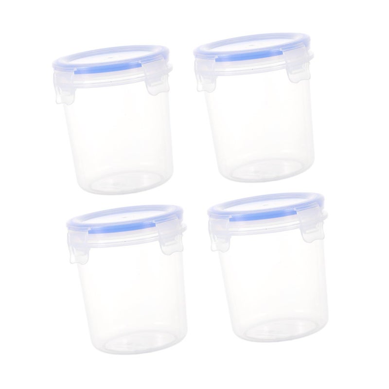 Airtight Food Storage Containers 4 Piece Set Transparent PP Kitchen Pantry Organizer - Image 2