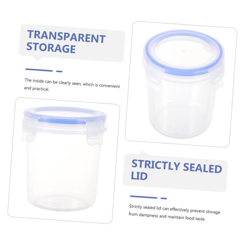 Airtight Food Storage Containers 4 Piece Set Transparent PP Kitchen Pantry Organizer - Image 4