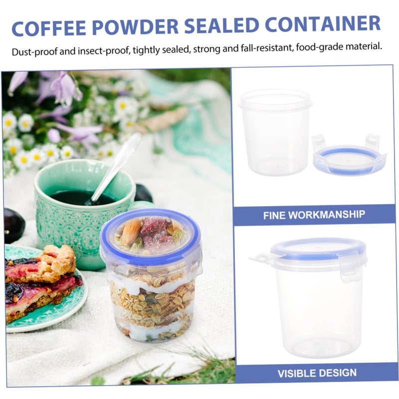 Airtight Food Storage Containers 4 Piece Set Transparent PP Kitchen Pantry Organizer - Image 5