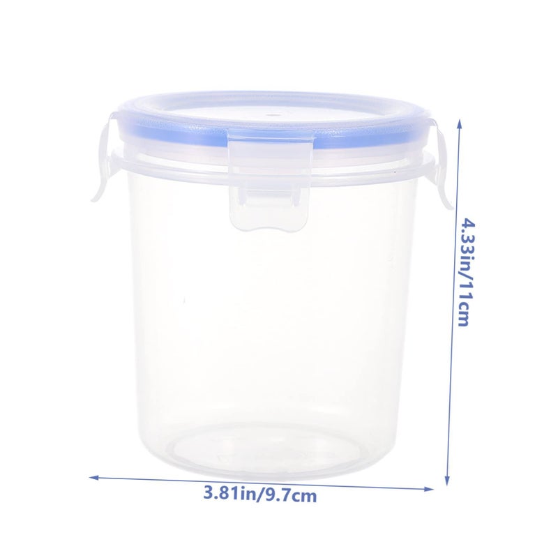 Airtight Food Storage Containers 4 Piece Set Transparent PP Kitchen Pantry Organizer - Image 3