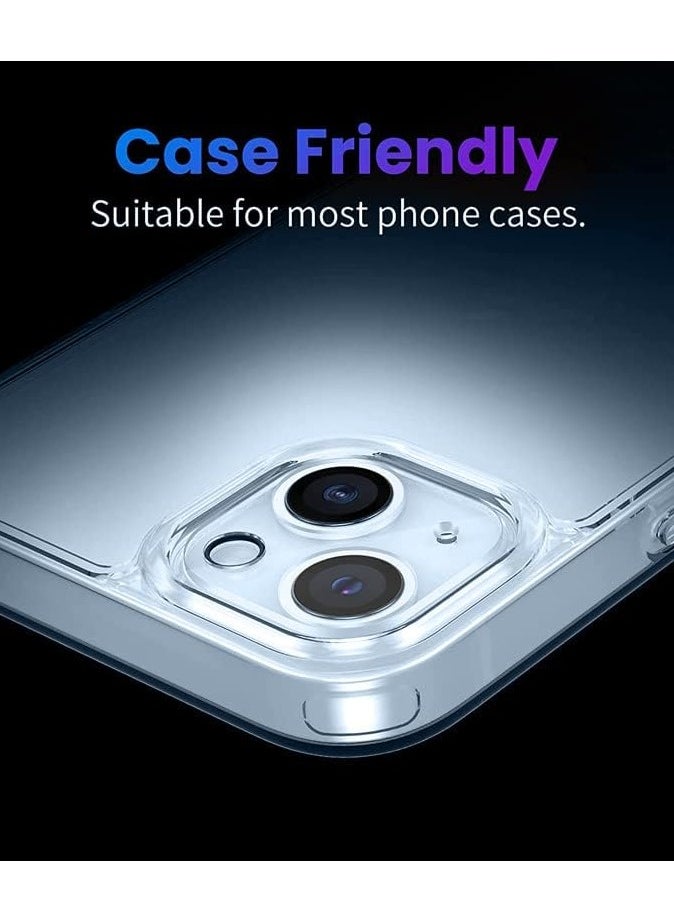 Generic - 3D Waterproof Tempered Glass Compatible With IPhone 15  Camera Lens Protective Film Sticker Compatible with Apple iPhone 15 Graffiti Clear - Image 1