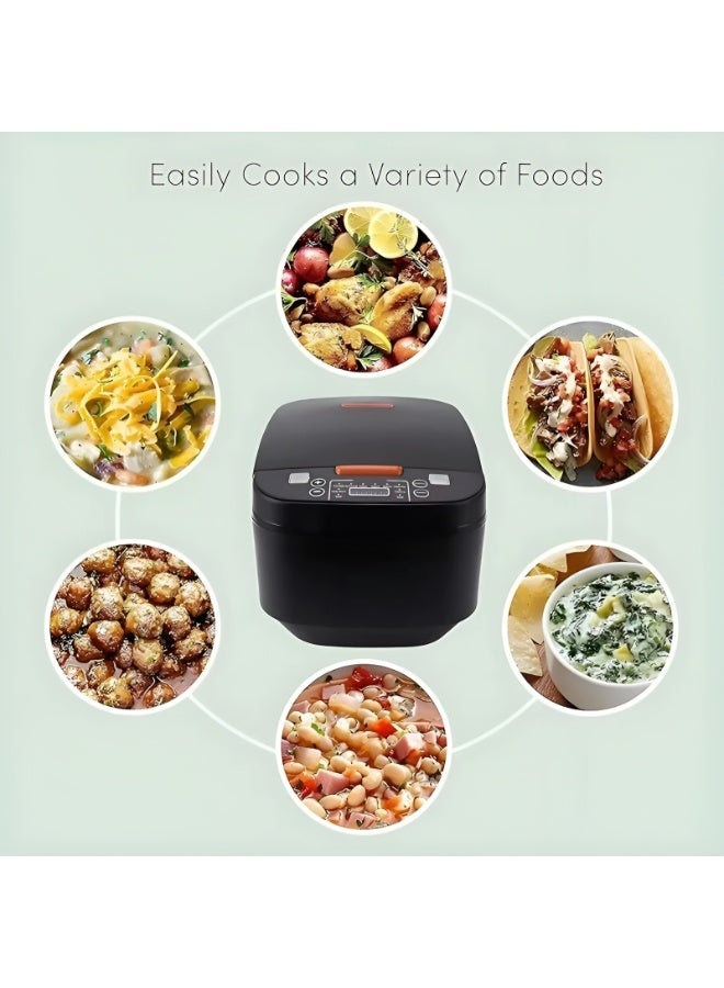 Electric Rice Cooker 900W Power Rice Cooking Machine Non-Stick 220-240V, Cooking Pot Large Capacity 5L Multi-Use Cooker for Rice, Stews, Brown rice, Soup & Everyday Meals - Image 3