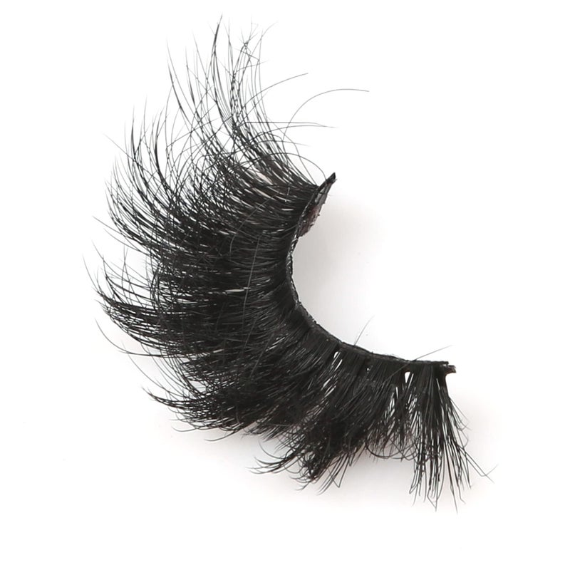 Gmagictobo False Eyelashes Dramatic 25MM Lashes 3D Faux Mink Lashes Wispy Pack Long Thick Volume Soft Strips False Lashes 8 Pairs Multipack - Image 4