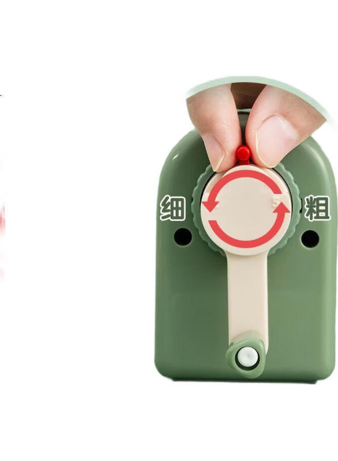 M.G M&G Stationery Hand-Crank Pencil Sharpener, Student Pencil Sharpener, 5 Adjustable Thickness Settings, Automatic Lead Insertion, Green Aps906J2 - Image 1