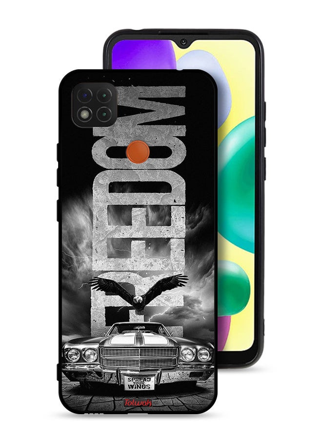 Tolwak Xiaomi Redmi 9C Protective Case Cover Freedom Art  - Image 1