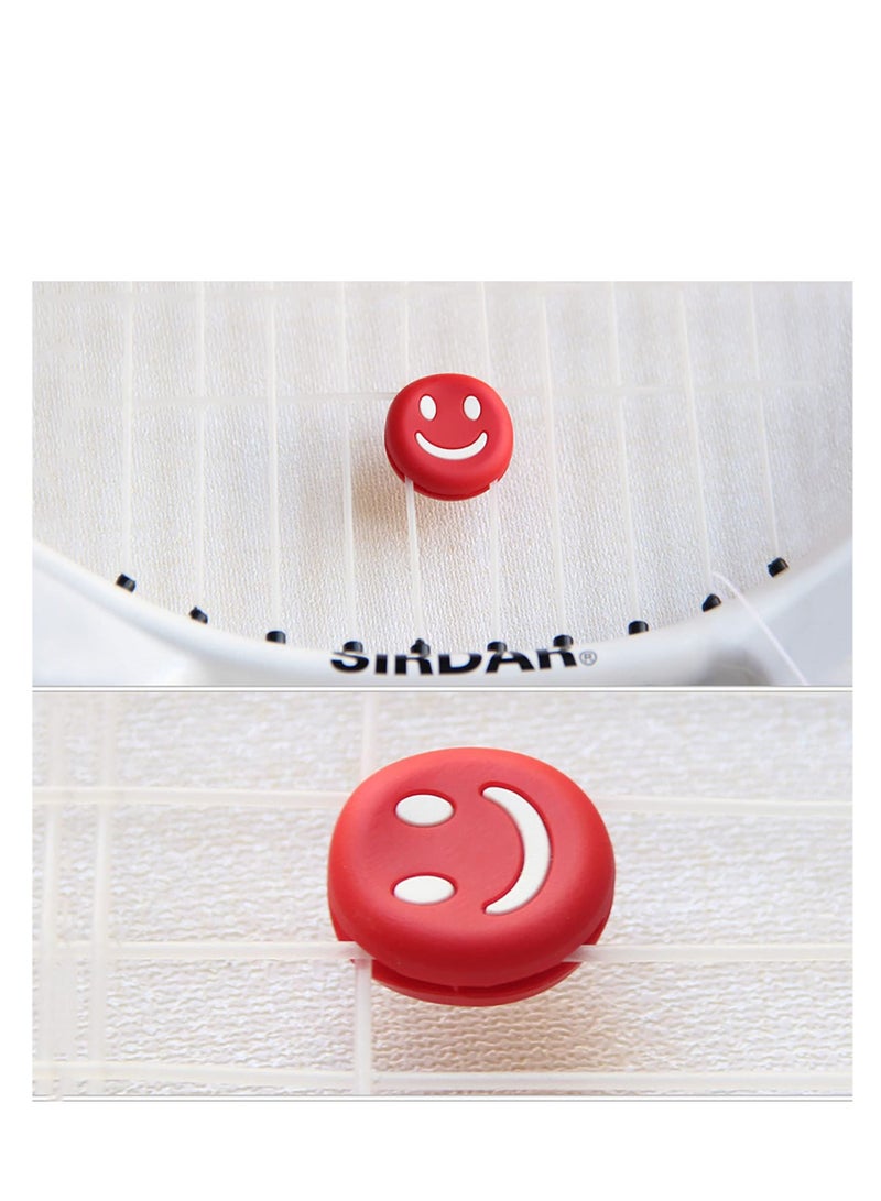 Tennis Racket Vibration Dampeners, 10 Pcs Colorful Silicone Shock Absorbers for Strings, Great Players