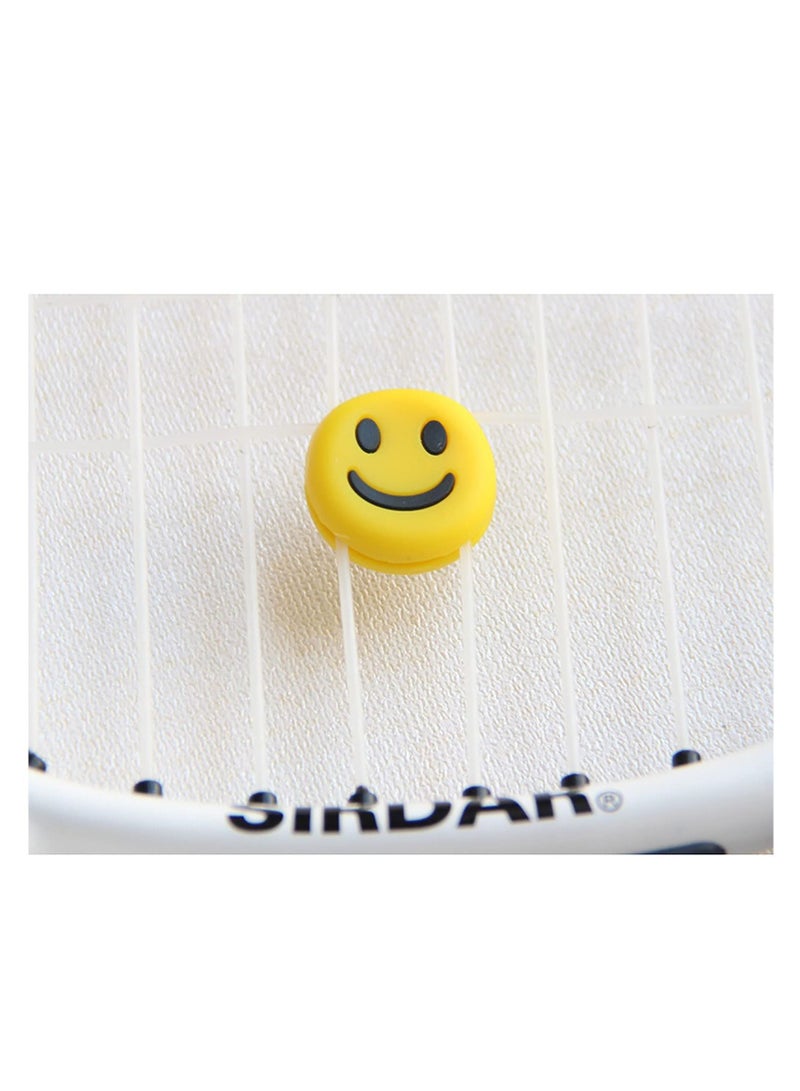 Tennis Racket Vibration Dampeners, 10 Pcs Colorful Silicone Shock Absorbers for Strings, Great Players