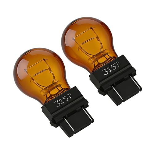 JIYIZO 3157 Amber Miniature Bulb for Turn Signal Brake Light - Image 1