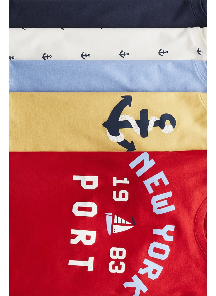 H&M 5-Pack Jersey T-Shirts