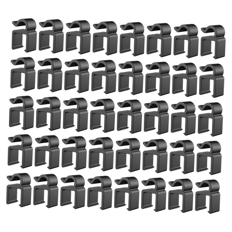 Adjustable Phone and Microphone Stand Cable Clips 40 Pack Universal Holder - Image 2