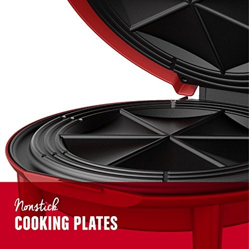 George Foreman Electric Quesadilla Maker, Red, GFQ001 10 Inch - Image 2