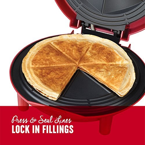 George Foreman Electric Quesadilla Maker, Red, GFQ001 10 Inch - Image 5