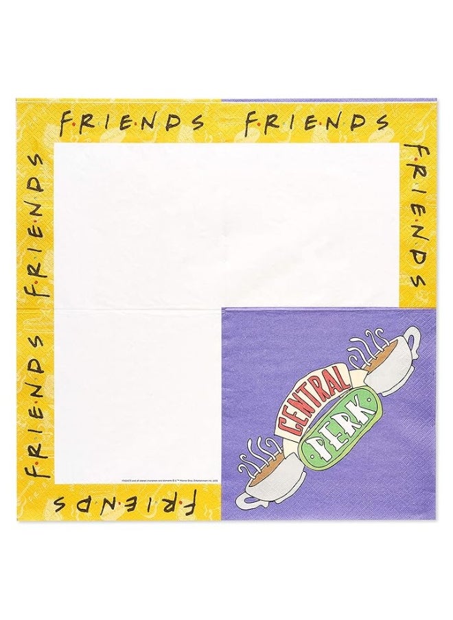 American Greetings - American Greetings Friends Party Supplies, Lunch Napkins (50-Count) - Image 1