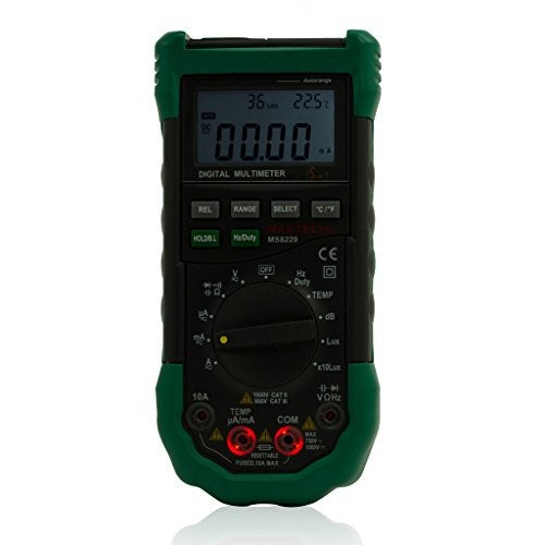 Mastech MS8229 5 in1 Auto Range Digital Multimeter Lux Sound Level Temperature Humidity Tester - Image 1