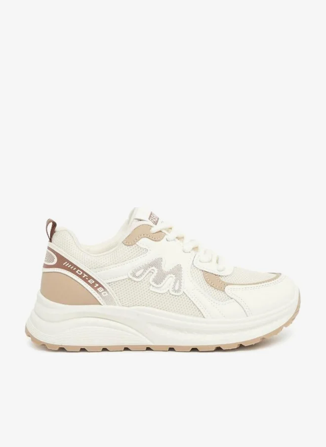 Styli Active Chunky Sole Lace Up Sneakers