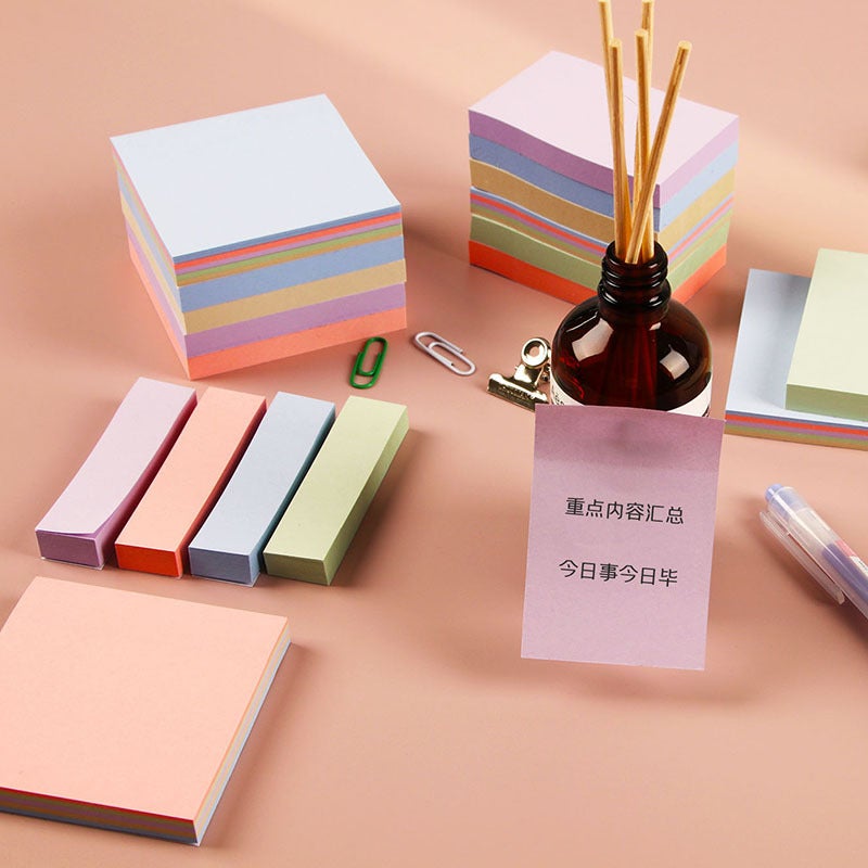 Morandi Color Sticky Notes – 100 Pages Cute Message Notes for Students and Office - Image 3