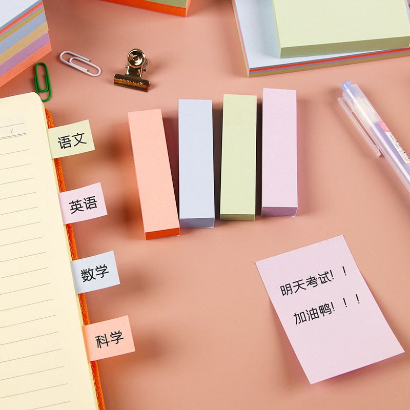 Morandi Color Sticky Notes – 100 Pages Cute Message Notes for Students and Office - Image 4