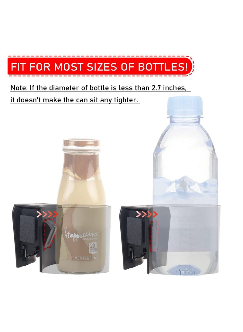 KASTWAVE Cup Holder Limiter Insert for Tesla Model 3/ Y 2021, Car Center Console Water Cup Slot Slip Limit Clip with Refresh Console, Matte Black - Image 5