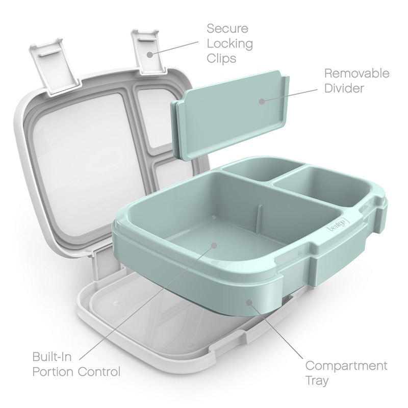 Bentgo Fresh 3-Pack Meal Prep Lunch Box Set - Reusable 3-Compartment Containers for Meal Prepping, Healthy Eating On-the-Go, and Balanced Portion-Control - BPA-Free, Microwave & Dishwasher Safe - Image 5