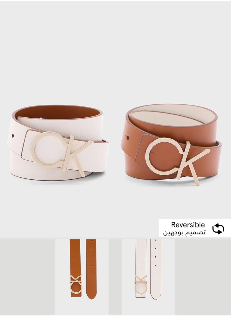 CALVIN KLEIN Re-Lock Buckle Reversible Belt