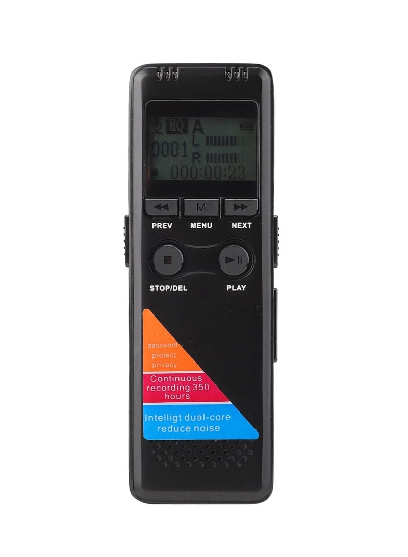 General Digital Voice Recorder, 128 x 64 LCD Display, 32GB Memory, AB Snooze Function, MP3/WAV Compatible, Pocket Voice Recorder with USB 2.0 Interface for Meeting  - Image 1