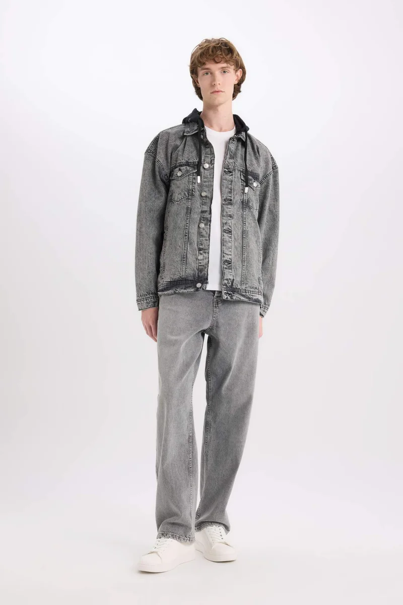 ديفاكتو Oversize Fit Denim Jacket