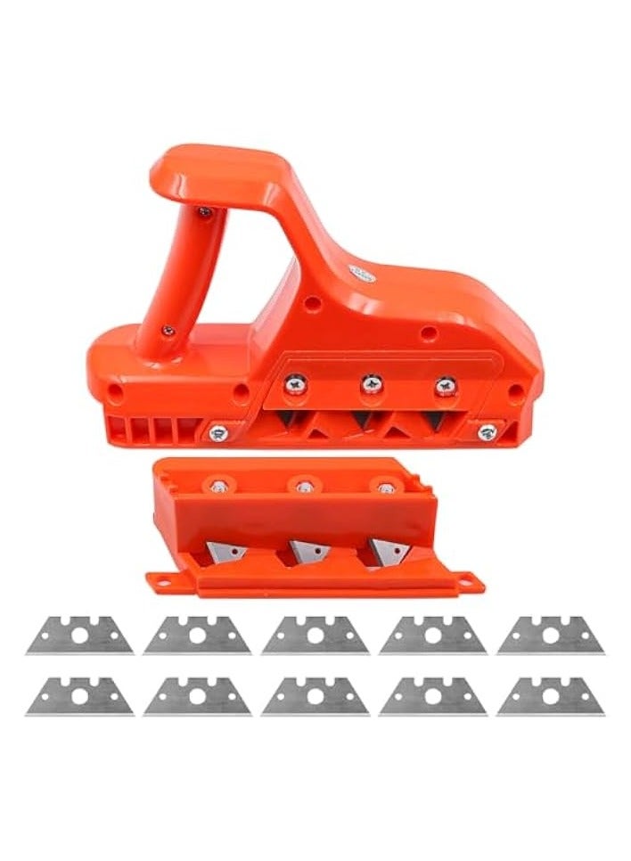 PROMASS Gypsum Board Chamferer Plane Drywall Edge Chamfer tool Woodworking Hand Tool Chamfer Tools (45° + 60°) - Image 1