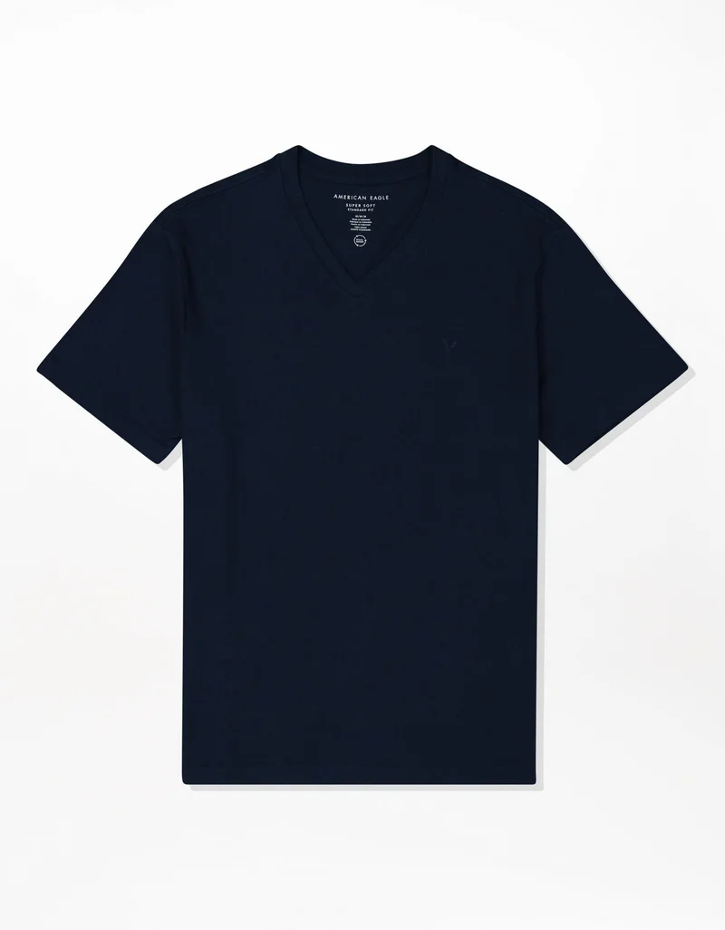 American Eagle  AE Super Soft Icon V-Neck T-Shirt for Men | Best Price UAE
