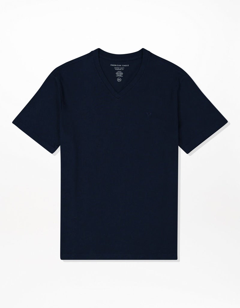 American Eagle AE Super Soft Icon V-Neck T-Shirt - Image 3