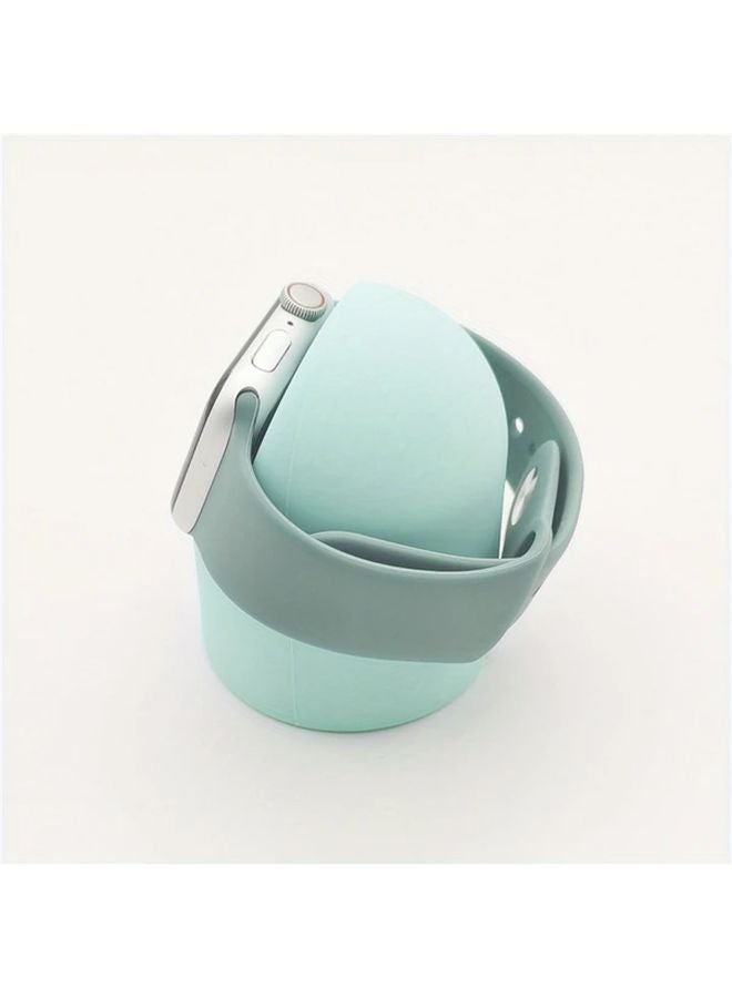 White Silicone Watch Holder Charging Dock For Apple Watch Series SE - Image 5