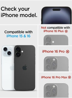 Spigen Glastr Ez Fit [PRIVACY] for iPhone 16 / iPhone15 Privacy Screen Protector Premium Tempered Glass with Auto Align Technology - 2 Pack  - Image 2