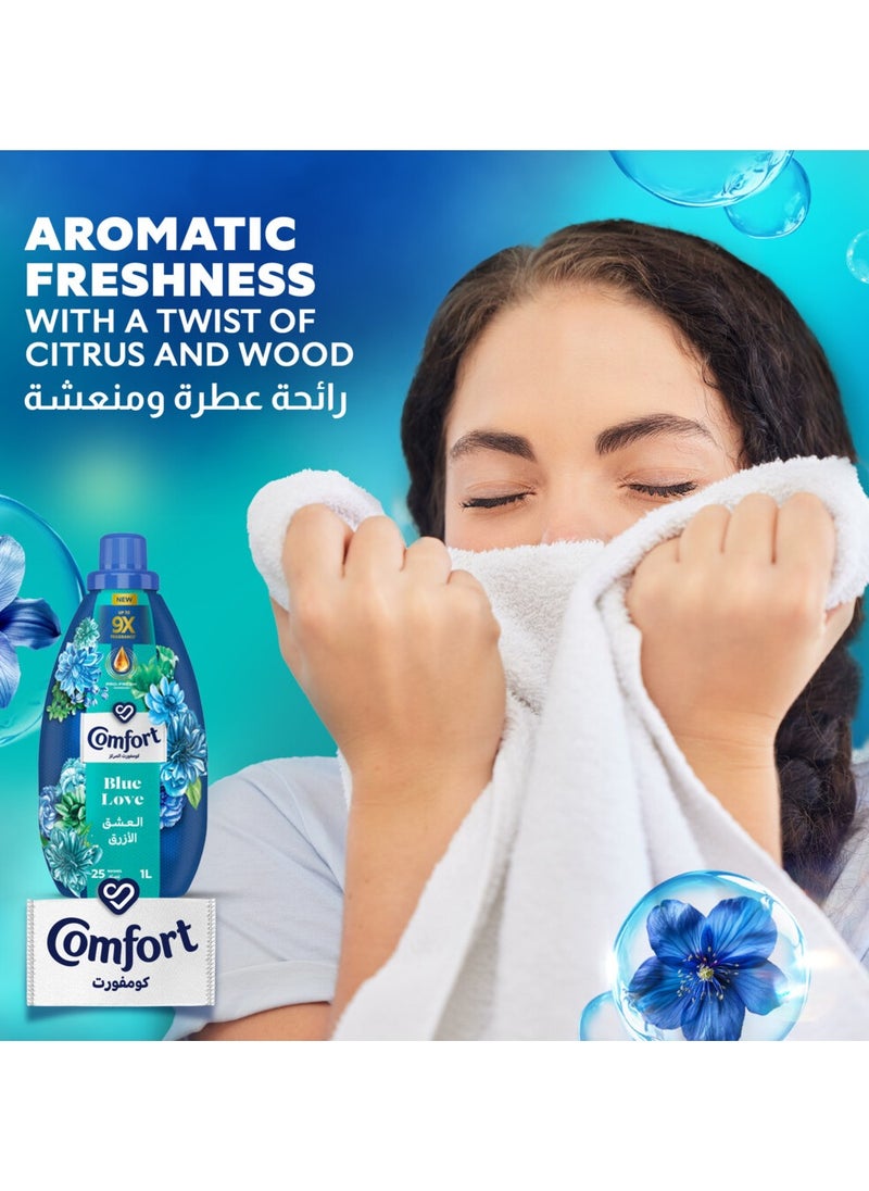 Comfort Blue Love Concentrated Fabric Softener 1L  - Image 3