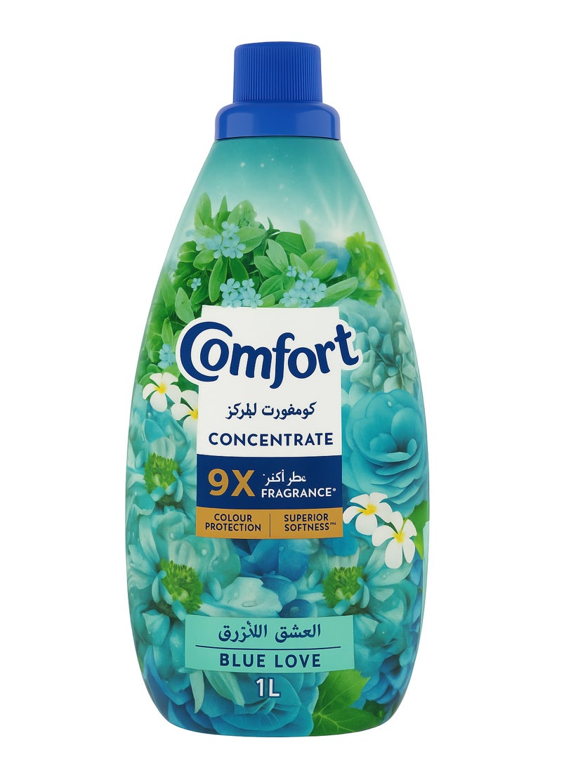 Comfort Blue Love Concentrated Fabric Softener 1L  - Image 1