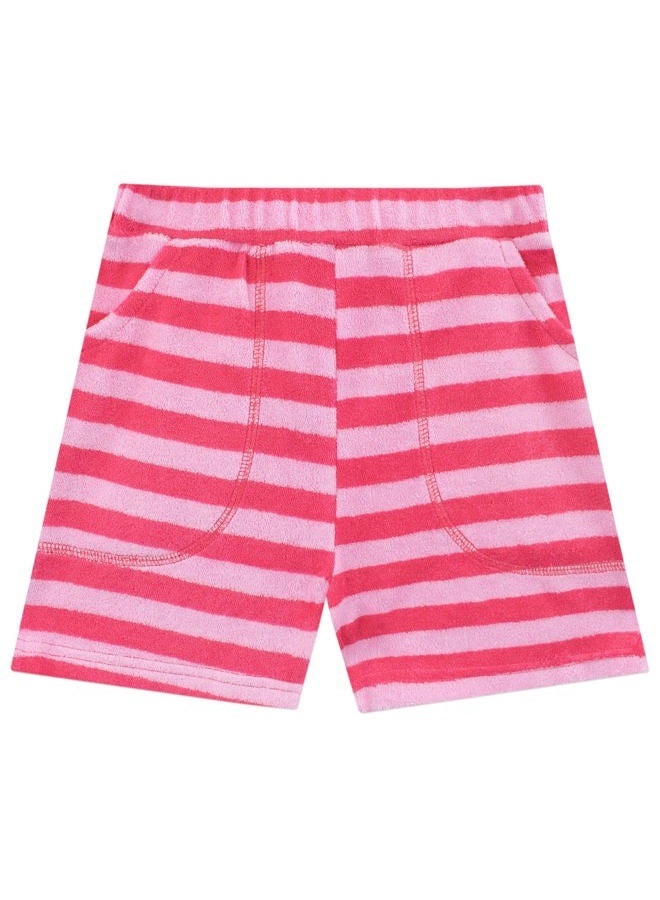 T-Shirt and Shorts Set | Girls Clothes for Summer | Peppa Towel Shirt and Short Pink 7