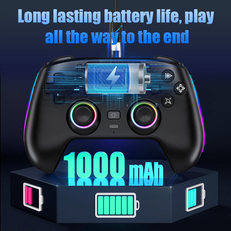 يد تحكم بلوتوث لجهاز PS5 مع إضاءة RGB وبرمجة ماكرو - Image 2