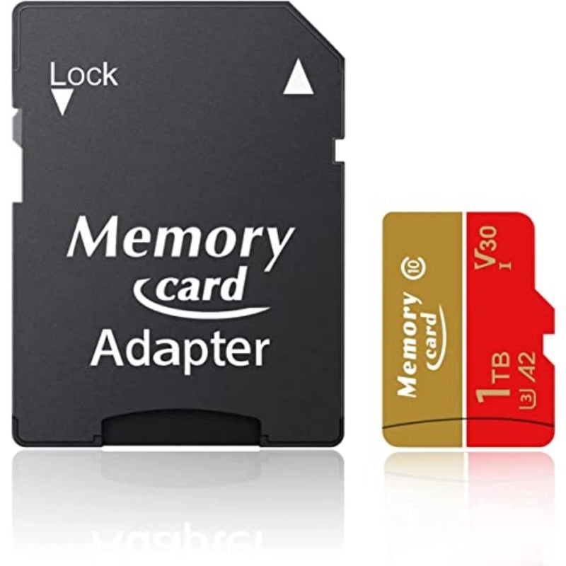 1024GB Micro Card TF Card UHS-I High Speed Up to 100 MB s Memory Card with Adapter 4K UHD Video for Drone Smartphone Camera Dash Cam - Image 1