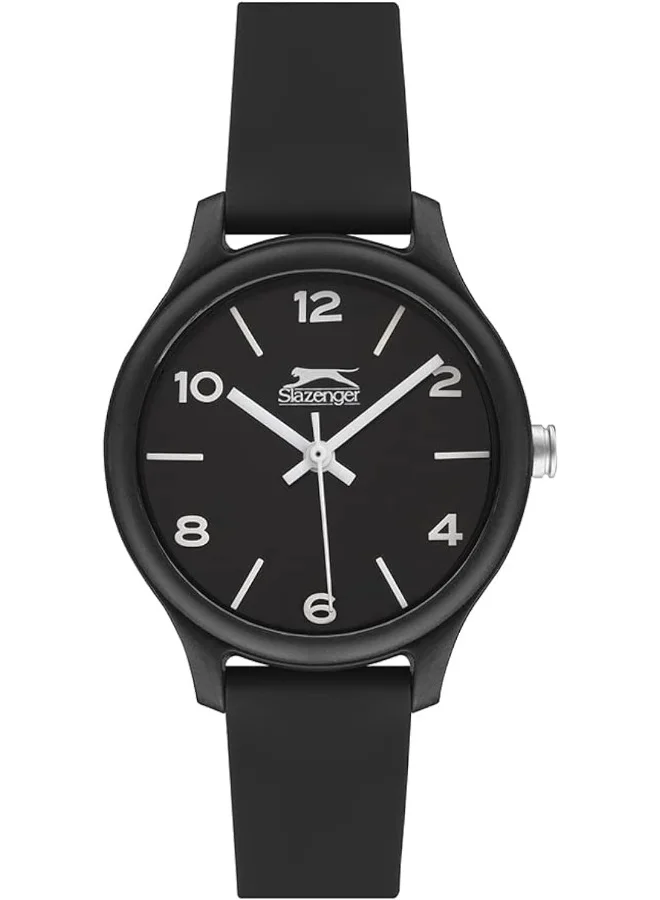 سلازنجر Unisex 2035 Movement Watch, Analog Display and Silicone Strap