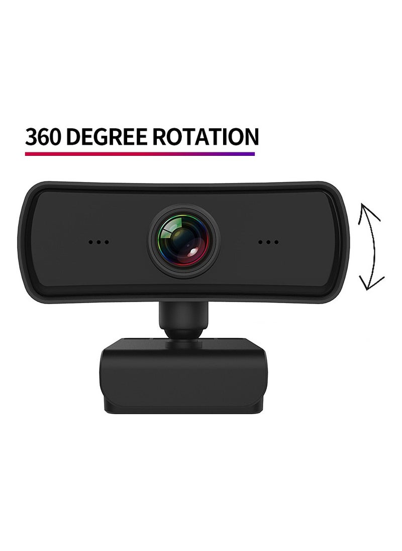 Generic - USB2.0 HD Webcam Autofocus Video Computer Camera With Noise Reduction Microphone For PC Laptop - Image 1