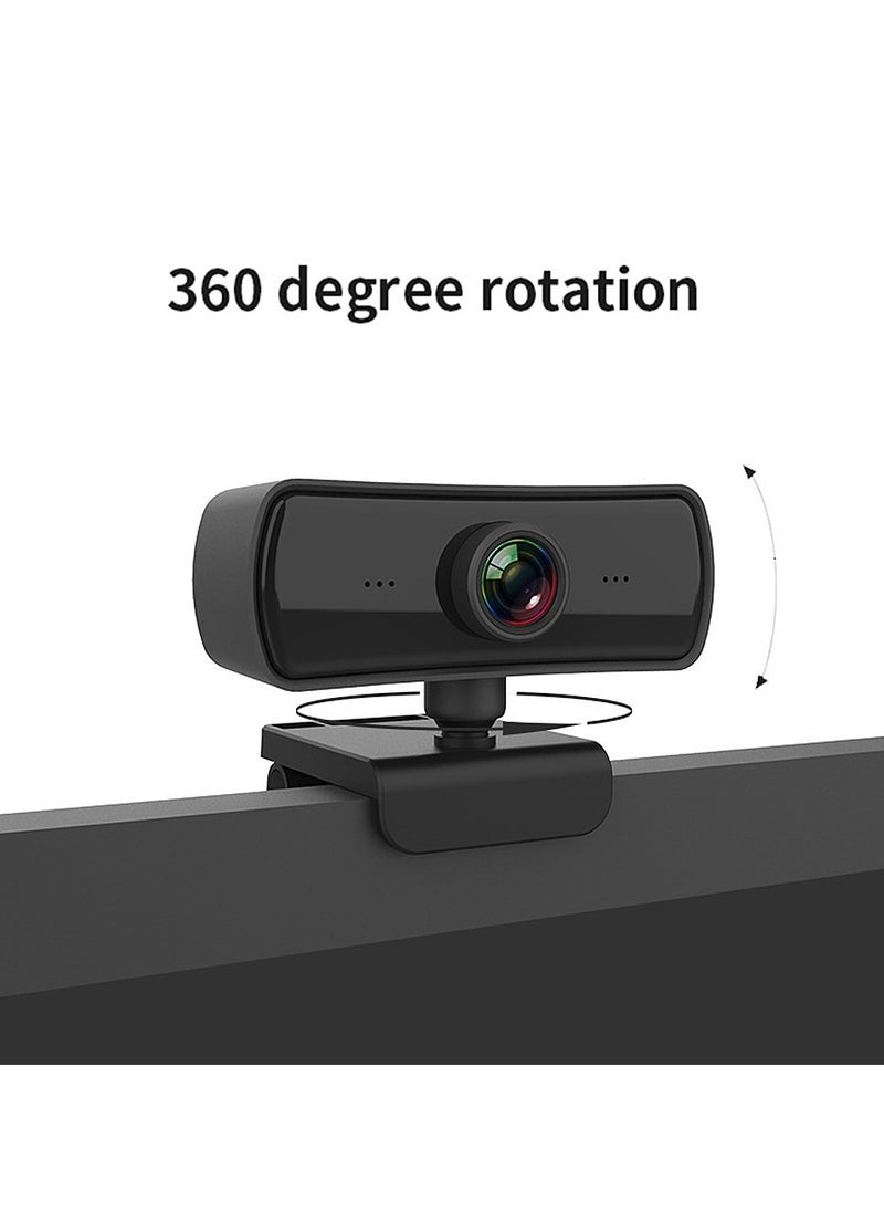Generic - USB2.0 HD Webcam Autofocus Video Computer Camera With Noise Reduction Microphone For PC Laptop - Image 1