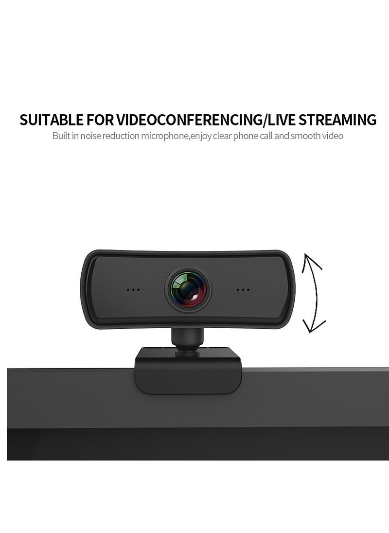 Generic - USB2.0 HD Webcam Autofocus Video Computer Camera With Noise Reduction Microphone For PC Laptop - Image 1