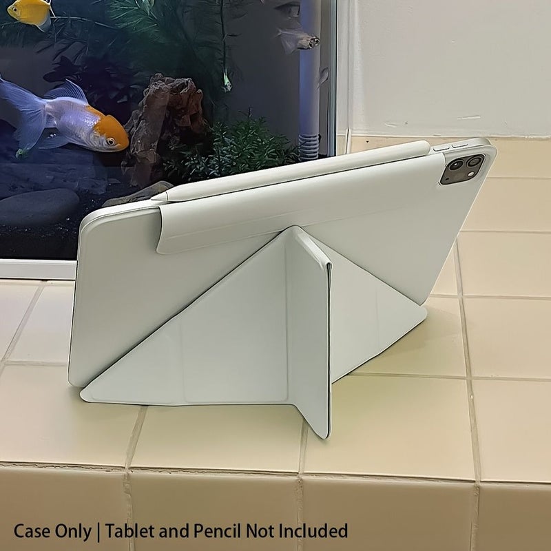 لون كريمي أبيض لحافظة iPad Pro مقاس 13 بوصة M4 الرفيعة لعام 2024 - Image 5