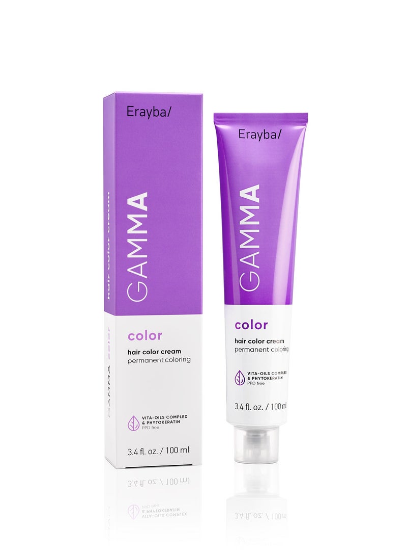 Erayba Gamma Color Permanent Hair Dye100m7/00 Light Brown - Image 2