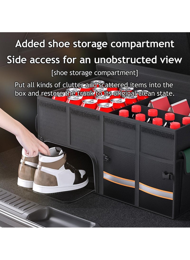 Versatile Car Trunk Organizer, Collapsible, Waterproof, Multi-Compartment Storage for Cars, SUVs and Minivans, Durable 1680D Oxford Fabric, Easy to Carry - Image 2