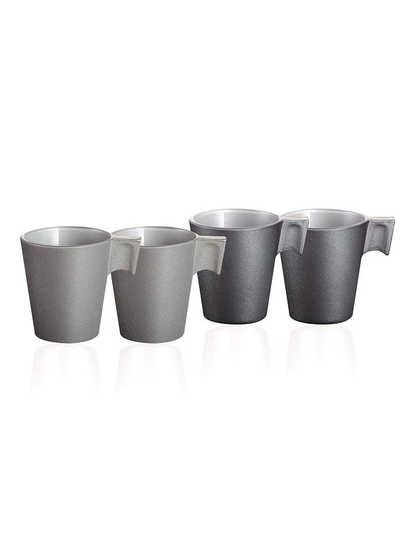 Luminarc 4-Piece Espresso Cup Assorted Color 80ml - Image 1