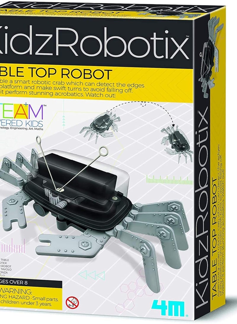 Toysmith - Toysmith 4M 5576 Table Top Robot - DIY Robotics Stem Toys, Engineering Edge Detector Gift for Kids & Teens, Boys & Girls (Packaging May Vary) - Image 1